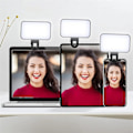 Miniatyrbild 3 av 5: Universal Clip-on LED-ringlampa för selfies, mobiltelefon selfie ringlampa