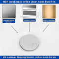 Miniatyrbilde 2 av 3: Universal Badekarpropp, 70mm, Dobbel Tetning, Høydejusterbar - Herdet Messing Med Kromfinish Z