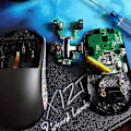 Miniatyrbild 4 av 5: För Logitech G Pro X Superlight Mus Topp Moderkort Mikro Switch Knappkort-STORLEK:4