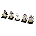 Miniatyrbillede 5 af 5: 5 stk./sæt Ghostbusters Dukke Gave Hjem DIY Byggeklods Legetøj Action XiXi