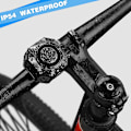 Miniatyrbild 3 av 3: USB-laddningsbart cykelalarm med fjärrkontroll, 110db högt trådlöst stöldskydd Vibrationsrörelsesensor Veh
