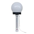 Pool Termometer Flydende Pool Termometer med Solcelledrevet LED Lys til Pool Dam Spa Whirlpool W