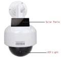 Miniatyrbilde 5 av 5: Simulert sikkerhetskamera med blinkende LED-lys 360° rotasjon Dummy CCTV Dome Innendørs/Utendørs Moni