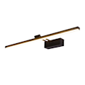Miniatyrbillede 2 af 3: Badeværelsesspejl væglampe moderne minimalistisk LED spejllampe - sort, 50cm, 10W, 1 stk