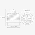 Miniatyrbild 5 av 5: 10x Sockeladapter - 10x E40 till E27 Sockelomvandlare - E27 Baslampahållare Adapter för Halogen LED