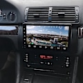 Miniatyrbillede 3 af 5: 2 Din Bilradio Facia til X5 E53 1999-2006 Dvd Stereo Rammeplade Adapter Montering Dash Installation