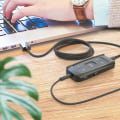 Miniatyrbild 3 av 5: Extern USB-ljudkort 7.1-kanals 3D-ljudadapter 3,5 mm spelheadset hörlurar ersättning Fo