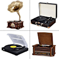 Miniatyrbillede 4 af 5: 4 stk. Turntable-nåle til udskiftning af nåle til LP Crosley Ion Jensen 1Byone Grammofon Re