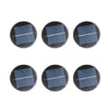 6 Pak 6v 80mm Mini Solcellepaneler - Batterilader