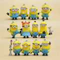 Miniatyrbild 3 av 3: Weitengs Despicable Me Minionerna Rollfigur Display Leksak Pvc 12-pack Gul_Feb
