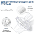 Miniatyrbillede 2 af 5: Inline CPAP-filtre, 6-pak CPAP-filtre, filtre til CPAP-maskiner, udskiftningsfilter