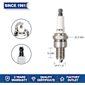 Miniatyrbilde 2 av 3: F7rtc Tennplugg Solid Terminal Erstatning For 5534/bpr7es V-line-19, For 7992/wr5dc 4038/wr5dp, For 332/rn7yc 415/rn9yc 818/rn2c, For W22epr-u/3088, For