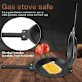 Miniatyrbillede 3 af 5: Dobbeltsidig Stegepande Non-stick Keramisk Vendbar Stegepande Pandekage Maker Husholdning Køkken