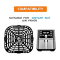Miniatyrbillede 4 af 5: Grillplade til Instants Plus 6QT Air Fryers, Kvadratisk Grillpande