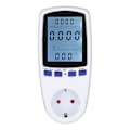 Miniatyrbilde 1 av 4: Wattmeter Multifunksjonell Ampere Kilowattmeter Bakgrunnsbelyst Display Strømforbruksmonitor