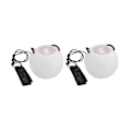 Miniatyrbillede 1 af 5: 2 stk LED Poi-bolde Glødende Poi-bolde LED Glødende Legetøjsbolde Strobe Spinbold til Børn og Voksne
