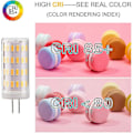 Miniatyrbillede 3 af 5: 4 stk. G4 LED 12v 4w Lyspære, ac/dc 12v Belysningslamper svarende til 30w Halogen, 400lm, varm hvid 3000k, ikke-dimbar, udskiftning