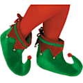 Miniatyrbilde 2 av 3: Julekostyme Party City Elf Sko for Voksne