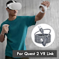 Miniatyrbild 4 av 5: 5m Laddningskabel för Oculus Quest 2 Link Headset USB 3.0 Typ C Datalinjeöverföring Typ-C till USB-A