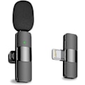 Miniatyrbillede 1 af 5: Professionel trådløs Lavalier reversmikrofon til iPhone, iPad - Trådløs omnidirektionel kondensatormikrofon til interviewvideo podcast vlog Y
