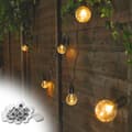 YYV LED Ljusslinga - 4m - Varmvit - IP65 Vattentät - 20 YYV Lampor