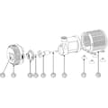 Miniatyrbilde 4 av 5: CQB-2000 SuperECO damfilterpumpe 35W 2300l/t