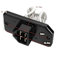 Miniatyrbillede 5 af 5: Varmeblæsermotor Fan Resistor til MG F/TF MGF 1995-2011 JGM100110 515088 Zekai