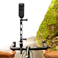 Miniatyrbild 3 av 5: Aluminiumförlängningsarm förlängd selfiefäste med 1/4 tums stativadapterset Kompatibel -för Insta 360 One R X Go Pro Max-kamera
