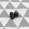 Miniatyrbillede 5 af 5: 100 stk. Kokkejakke Knapper Sort Runde Knapper til Kokkejakke Udskiftning Tøjtilbehør -aya