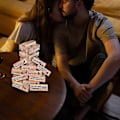 Miniatyrbilde 3 av 4: Block Party Voksenspill Tumbling Tower Party Game, 48 stk Hylende Morsomme og Unike Blokker Spill Nytt