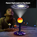 Pikkukuva 2 / 5: Aurinkokunta lapsille, puhuva astronomia aurinkokuntamalli, planetaario-projektori 8 planeetan avaruusleluilla pojille ja tytöille