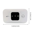Miniatyrbillede 3 af 5: 4G Mobil Hotspot, Højhastigheds Trådløs Internet Router Bærbar Lomme Wifi, Lille Netværk Hotspot Til Bil Udendørs-Splendid