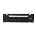 Miniatyrbilde 4 av 5: 8-Port Patch Panel for Cat. 6 Allsidig Datasenter Plast Veggfeste for Datamaskin Hjem for Kabling