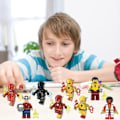 Miniatyrbilde 5 av 5: 8 stk Superhelt The Flash Actionfigurer Byggeklosser Lekesett Kamphelt Figur Samleobjekter for Barn