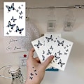 Miniatyrbild 2 av 5: [Fri frakt] Fjärilar 3D Flerfärgad Tillfällig Tatuering Fake Kvinnor