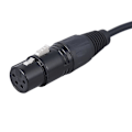 Miniatyrbillede 3 af 5: Andoer 100cm / 3.3ft D-Tap Han til XLR 4-polet Hun Adapter Strømforsyningskabelledning til V-mount Batteriplade Videokamera Monitor