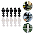 Miniatyrbillede 3 af 3: 10 stk Fodboldmaskine Spiller Fodboldmaskine Fodboldmand Bordfodboldspillere Udskiftningsdele