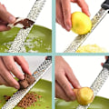 Miniatyrbillede 3 af 5: 1 stk. Zest Stjerne i Rustfrit Stål, Rivjern til Citronzest og Ost - Perfekt til at Rive Ingefær og Grøntsager - Kreativt Køkkenredskab til Hjemmekocken
