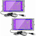Miniatyrbillede 1 af 5: 2 stk. 100W UV LED Floodlight Sort Lys IP65 Vandtæt, Ultraviolet LED Lampe, Effektbelysning Til Akvarium, Fest, Neonmaling, Fluorescerende Poster