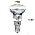 Miniatyrbilde 2 av 3: Reservepære Lava Lampe E14 R39 30W Spotlight Skru Inn Lyspære Klar Reflektor Spot Lyspærer Lava Glødelampe (tangling)