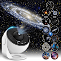 Miniatyrbillede 1 af 5: Projektor, lampe, stjernehimmel til soveværelset, 12 planetplader, LED-stjernehimmel, børneprojektor