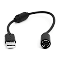 Miniatyrbild 2 av 5: Naievear USB-brytbar förlängningskabeladapter för Xbox 360 trådbunden spelkontroll
