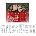 Miniatyrbilde 2 av 2: 24 stk Julekalender Blindboks Ringpuslespill IQ-leketøy Puslespill Hjernelek for Barn Gave