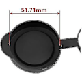 Miniatyrbillede 4 af 5: 10x42 Gummipropper til Kikkert + Regnbeskyttelse, Objektiv Optik Dæksler