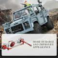 Miniatyrbillede 5 af 5: RC Bil Forreste & Bageste Komplet Aksel til MN D90 D91 D96 D99S MN90 MN96 MN99 MN99S 1/12 RC Bil Opgradering P
