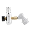 Miniatyrbillede 2 af 5: 16g CO2 Regulator Opladningssæt Gasafkobling Hjemmebrygget Øl Draft Kegerator 0-60 PSI 0-150 PSI