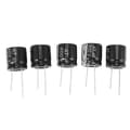 5 st 400V 47UF 18 x 20mm Elektrolytkondensator av Aluminium