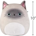 Miniatyrbilde 2 av 5: 10\" Felton Siamese-katten - Offisiell lisensiert Kellytoy-plysj - Samleobjekt Myk & Koselig Katt Plysjdyr - 10 tommer