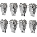 Miniatyrbilde 3 av 5: 10 stk. Gjerdestrammer Kraftig In-Line Wire Strainer Wire Ratchet Tensioner for Elektrisk Gjerde Fjernt