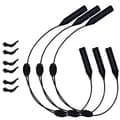 Brillestrop Justerbar Brilleholder 3 stk. Universal Pasform Holder + 6 stk. Brilleøre-greb